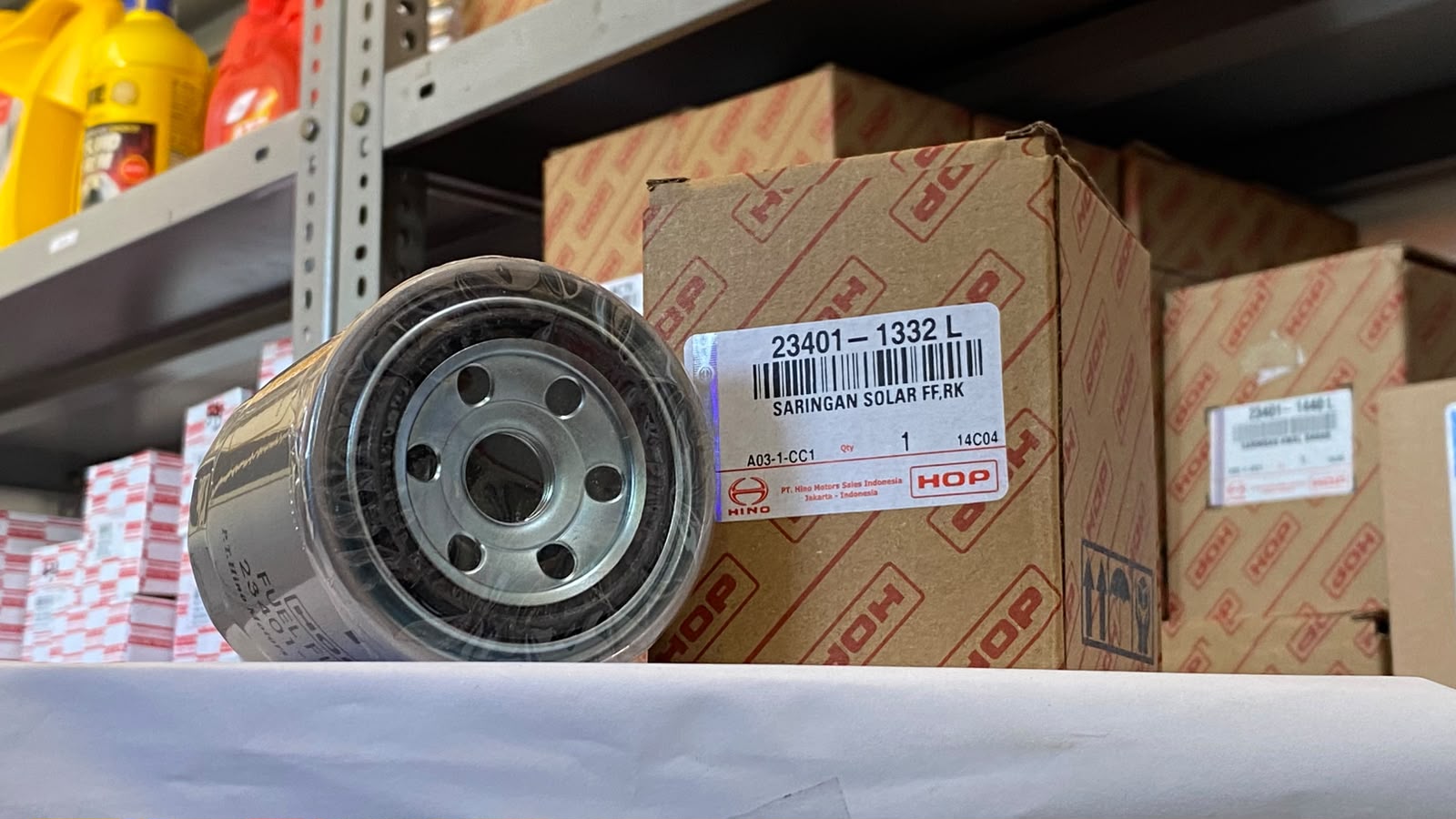 Filter solar atas Hino 500 sparepart